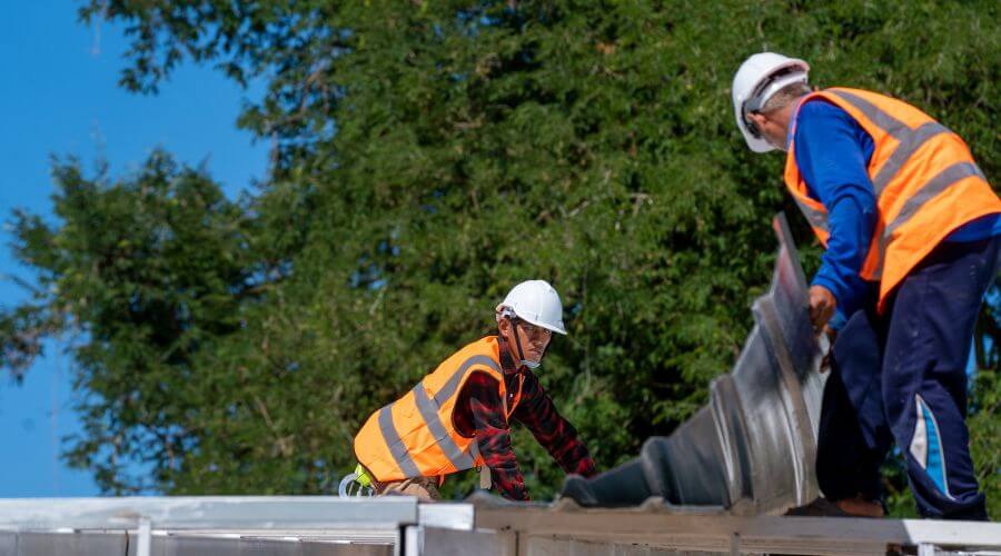 Professional metal roof installation in Lockridge, IA
